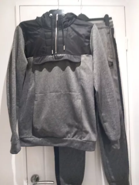 MENS SUPPLY AND Demand Grey Tracksuit Size M 15.00 PicClick UK
