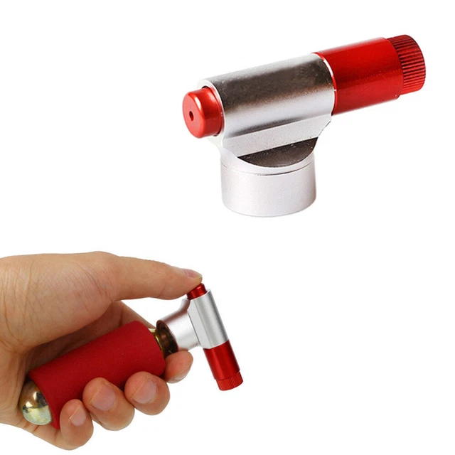 Pompa Gonfiatore Per Bicicletta Compressore Con Manometro Ruote Ruota Bici - Foto 2