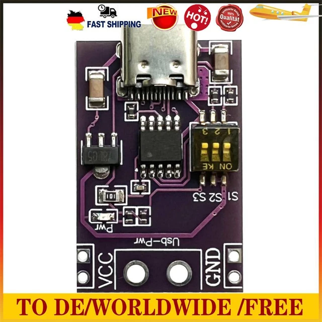 30W Dual Typ-C Ladeplatine – PD3.0/PPS/QC3.0, Ste Produktbild-Vorschau 2