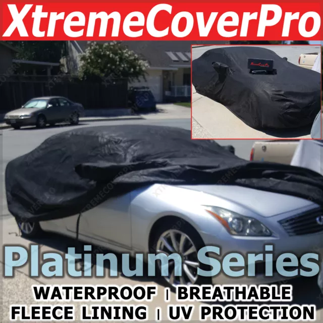 WATERPROOF CAR COVER W/MIRRORPOCKET BLK FOR 2011 2012 2013 Infiniti G37 Coupe
