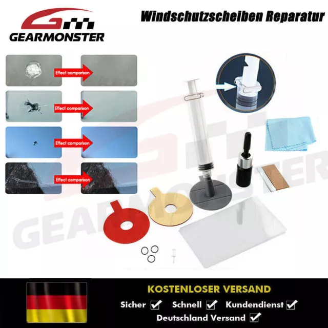 Auto Reparaturset Windschutzscheiben Steinschlag Reparaturkit reparatur Setz