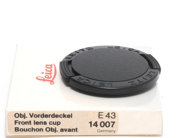 Leica E43 Front lens cap NEW boxed 14007
