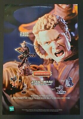 STAR WARS UNLEASHED Anakin Skywalker ~ Vintage Magazine PRINT AD 2002 Hasbro