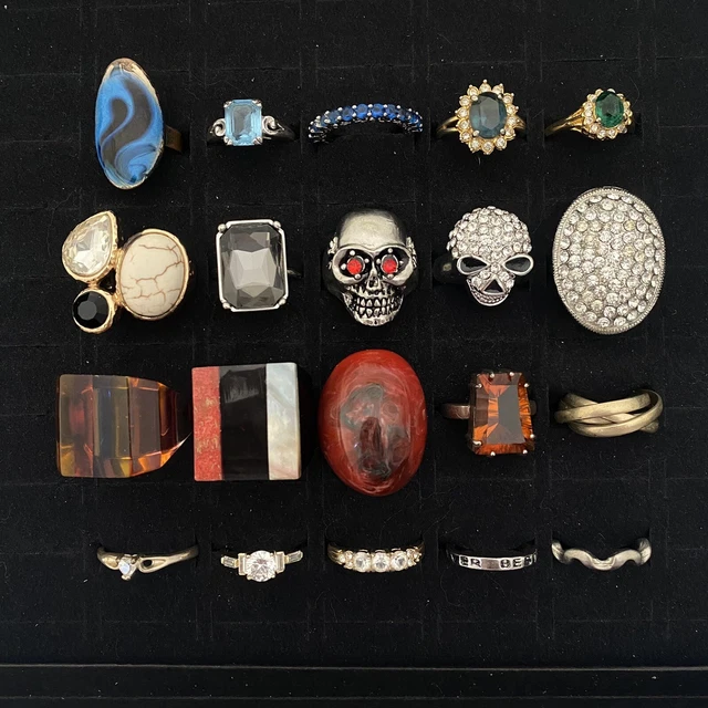 Bulk Lot Costume Jewellery Fashion Rings