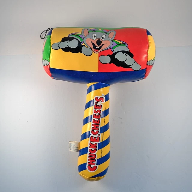 2006 Chuck E Cheese 9 Inch Whack a Mole Plush Hammer | Great Condition