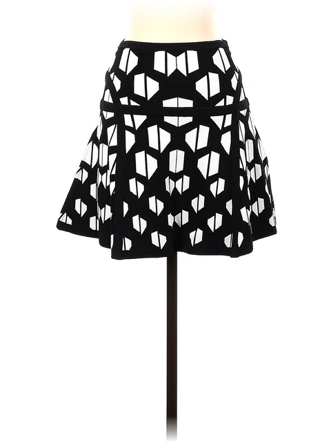 Diane von Furstenberg Women Black Casual Skirt P