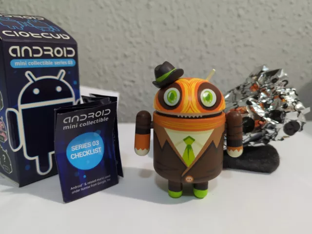 Android Mini Collectible Series 3 - Vinyl Figure - Agent Argh - CHASE! Rare!