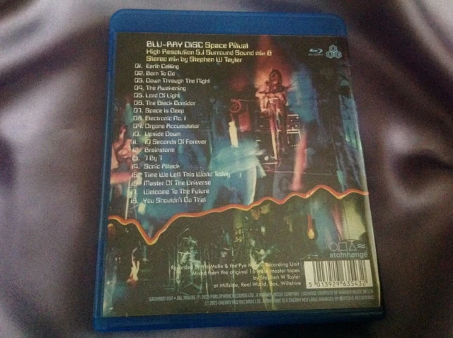 SPACE RITUAL BY Hawkwind (2025, Cherry Red) Blu-ray 5.1 Surround Mint ...