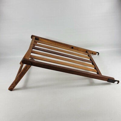 Wooden chair with leg rest Clearance