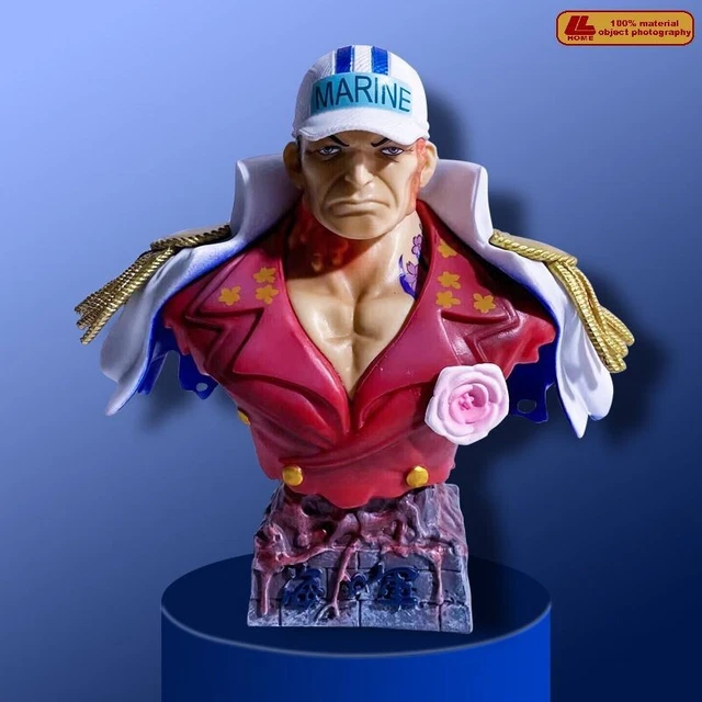 ANIME ONE PIECE Navy Admiral Akainu Sakazuki Lava Bust Figure Statue