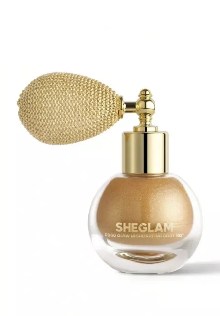 BRAND NEW BOXED Sheglam GO GO GLOW Multi-use Highlighting Body Mist Powder -Gold