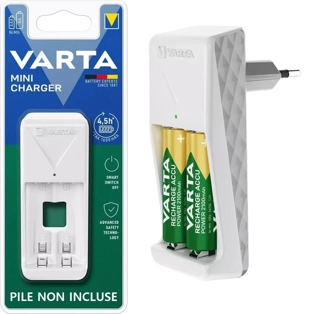 Duracell CEF14 Caricabatterie Con 4 AA E 2 AAA – Kit Ricarica NiMH