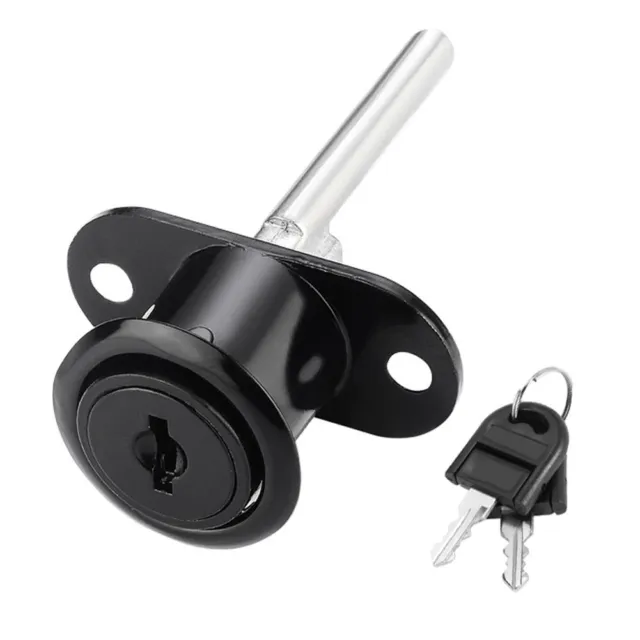 Drawer Lock With 2pcs Keys For Furnitures Not Fade Plating Color Zinc Alloy