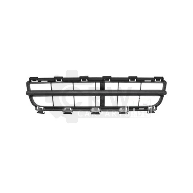 Grille De Ventilation Pare-chocs Centre Pour VW Polo V - Noir Bord Chromé - Référence Diedrichs 2206044
