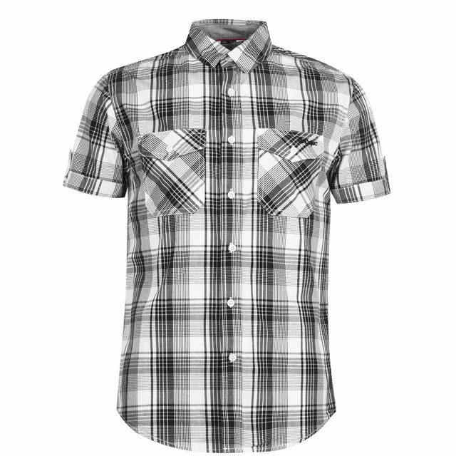 MENS CHECK SHIRT by Lee Cooper Hadleigh Long Sleeved 24.99