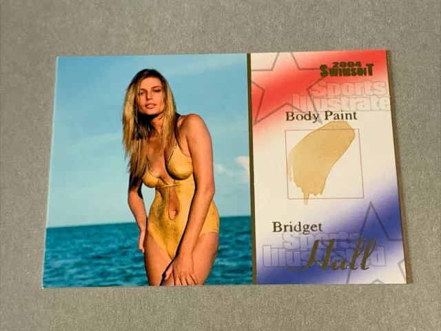 Bridget Hall 2004 Sports Illustrated Swimsuit Body Paint Card #BP3/10