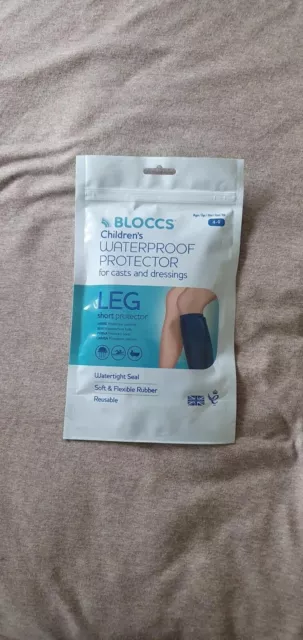 Bloccs Waterproof Protector for Casts and Dressings - Child Short Leg 4-9 yr 3