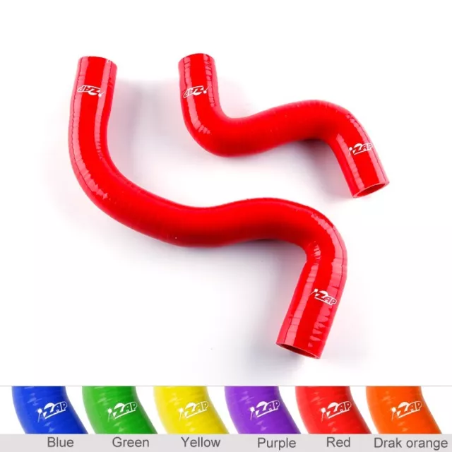 ZAP PER PEUGEOT 206 MANUL 1.6L TU5JP4 16V kit tubi refrigerante radiatore silicone rosso