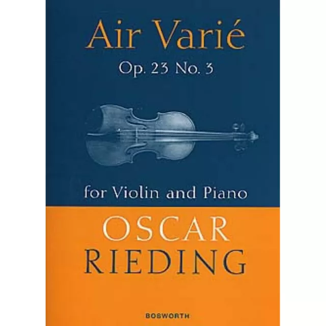Air Varié OPUS 23 NR.3 Oscar Rieding pour violon