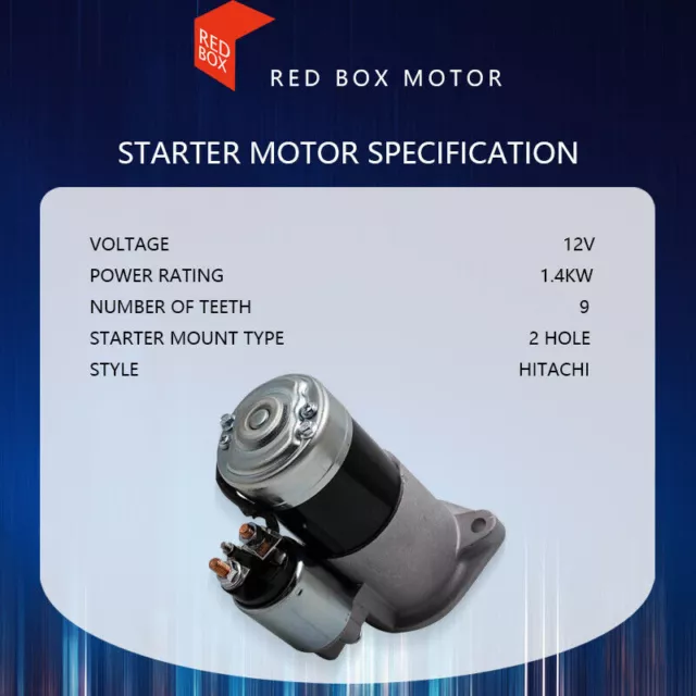 Starter Motor For Nissan Patrol GQ Y60 GU Y61 TB42 TB45 TB48 4.2L 4.5L Petrol 3