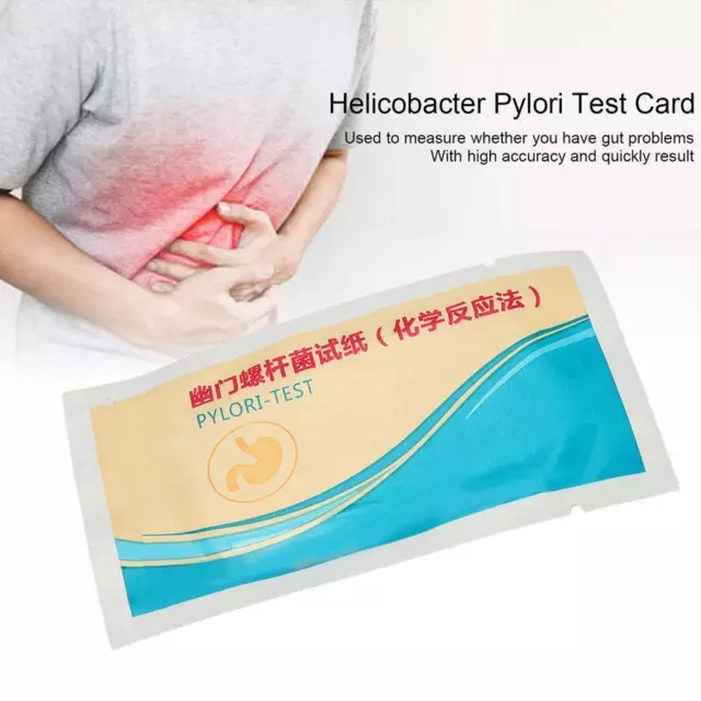 1Pack H Pylori Test Papier Einweg hygienische schnelle Prüfung schmerzlos 3
