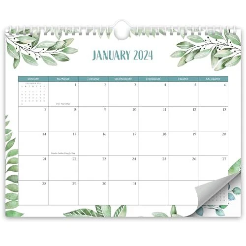 AESTHETIC 20242025 WALL Calendar Runs from January 2024 Until July