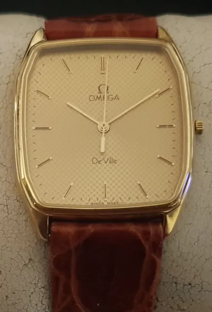 Quartz Armbanduhr Omega De Ville - Wabenzifferblatt - Cal. 1417 – 1982/83