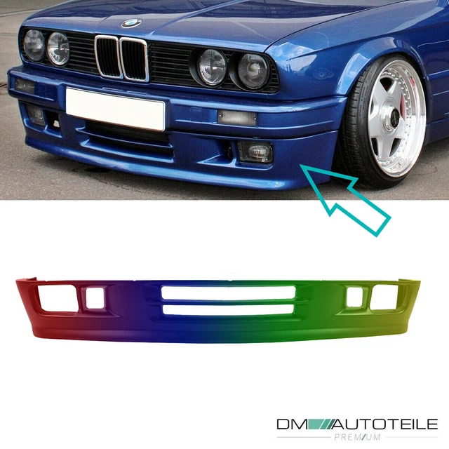 Sport Pare-Chocs Spoiler Aileron avant Bas Noir Pour BMW E30 Également M-TECHNIK