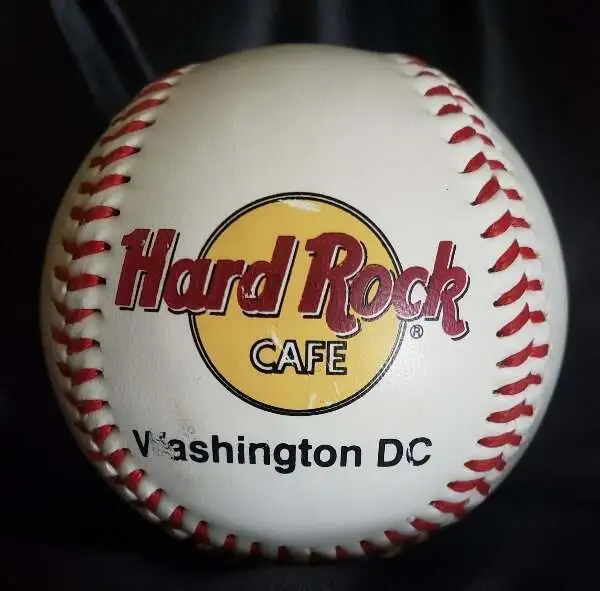 Hard Rock Cafe Washington DC Souvenir Baseball Standard Size