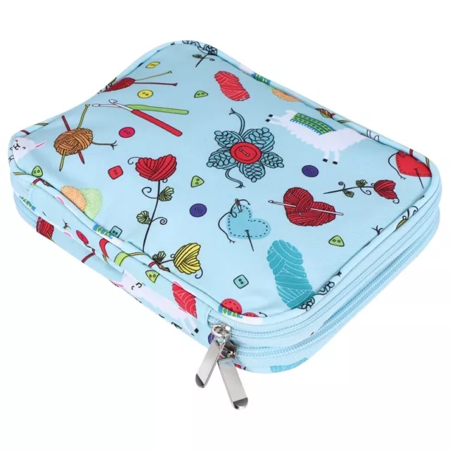 Empty Knitting Needles Case Travel Storage Organizer Storage Bag for1981