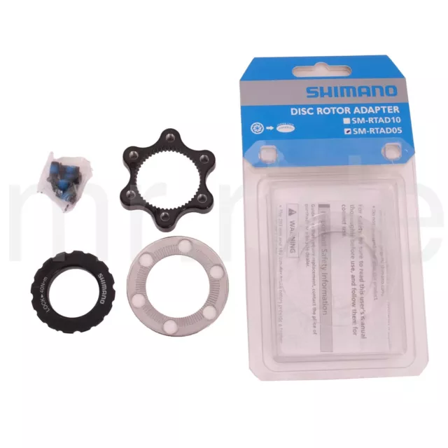Shimano Center Lock to 6 Bolt Disc Rotor Adapter SM-RTAD05 NIB