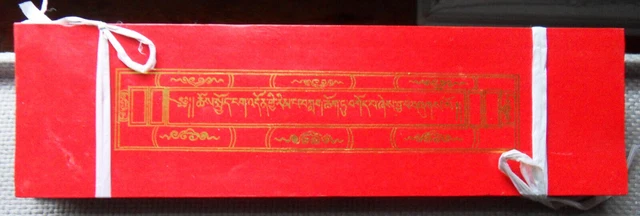 Pecha Traditionelles tibetisches Buch, Befreiungs-Sutra von Phagpa