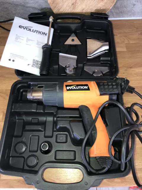 Evolution HDG200 Digitally Adjustable Digital Heat Gun 230v VERY GOOD CONDITION