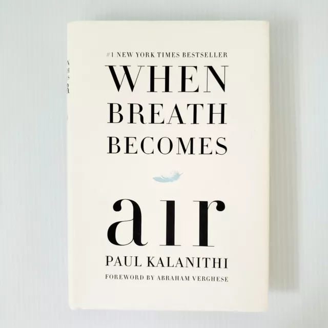 When Breath Becomes Air Hardcver Book Paul Kalanithi Memoir Cancer Autobiography