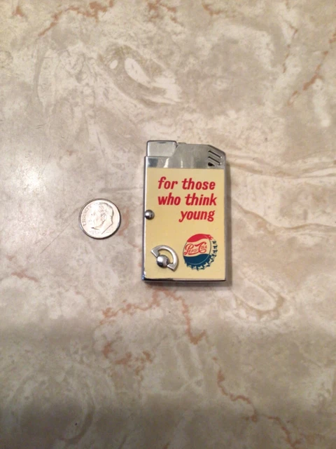 vintage 1960s pepsi cola advertising wind up musical lighter musaace GREAT SHAPE