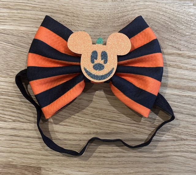 BABY HALLOWEEN MINNIE Mouse Mickey Pumpkin Headband Disney Outfit