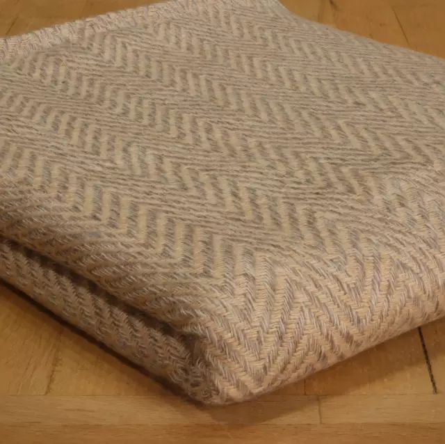 Kaschmir Decke Beige Taupe silbern Luxus 120*260 Cashmere Kuscheldecke Geschenk