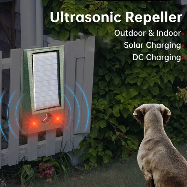 Animal Repeller Ultrasonic Solar Power Bird Dog Cat Skunk Deer Raccoon Repellent