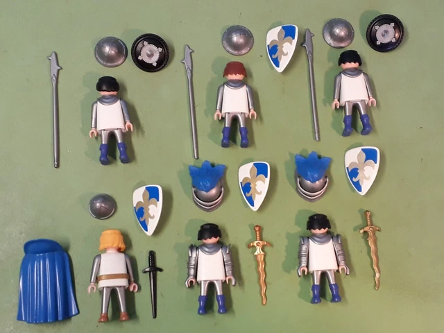 Set Playmobil Vintage Médiéval 4616 (2003) - Prince, Chevalier, Chariot, Cheval, Bon état Occasion