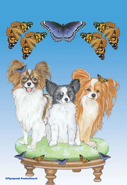 Pipsqueak House Flag - Papillon 49986