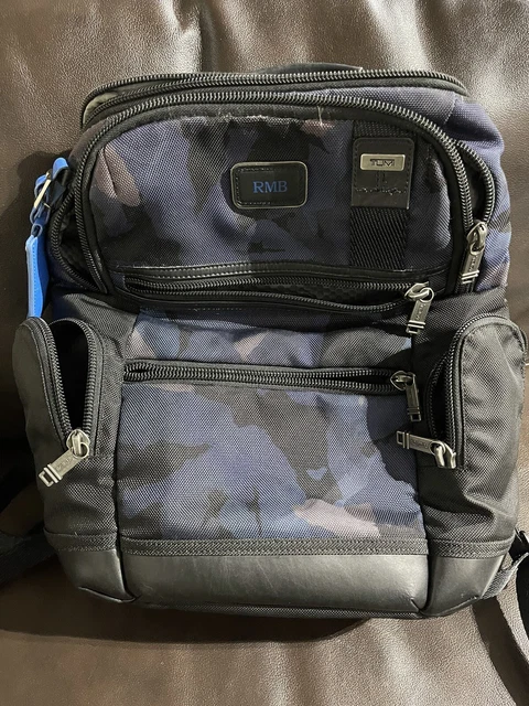 TUMI ALPHA BRAVO Knox backpack **blue camo print**
