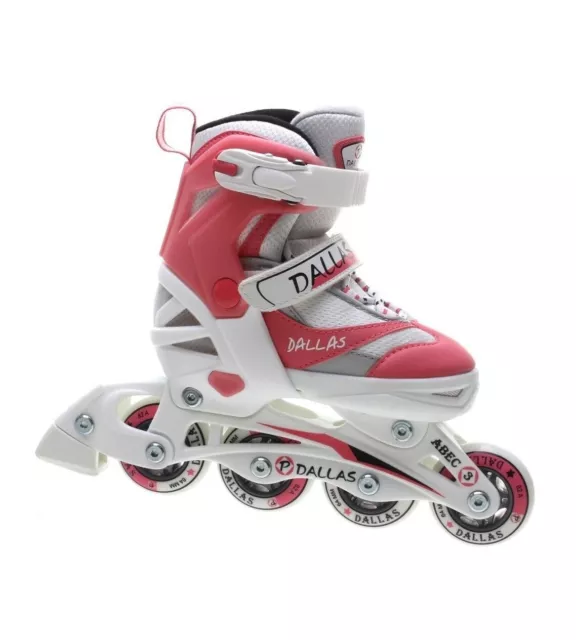 California Pro Dal Junior Adjustable Inline Skates Girls Childrens Roller Blades