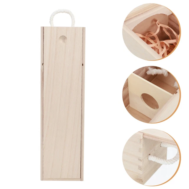 Wine Wooden Box Wooden Wine Box Unfinished Wine Box Household