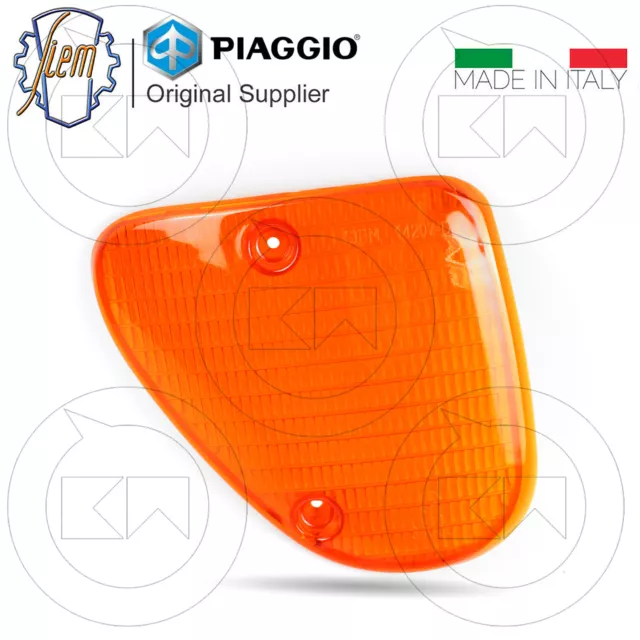 Plastica Gemma Freccia Ape 50 Anteriore Destra Arancione Originale Siem Piaggio