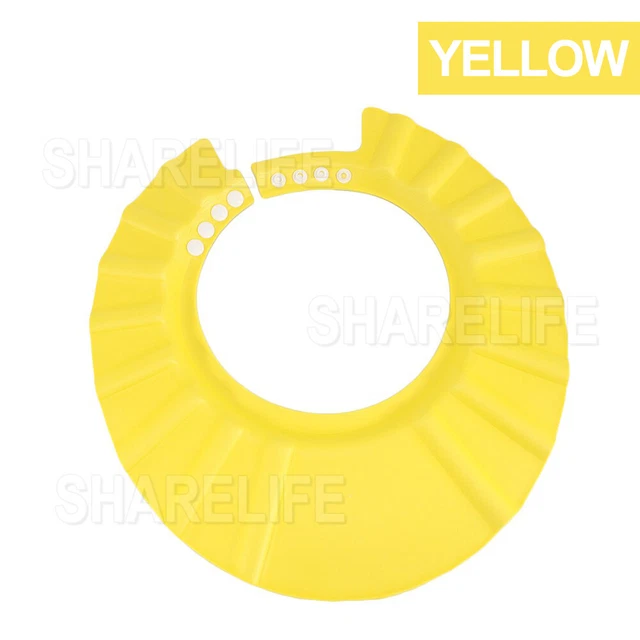 Adjustable Baby Shower Cap Baby Kids Children Bath Shampoo Shield Hat Wash Hair