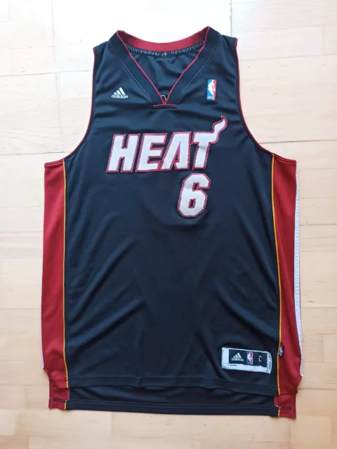 LEBRON JAMES MIAMI Heat Adidas Swingman Jersey Trikot schwarz black NBA L EUR 79 99 PicClick IT