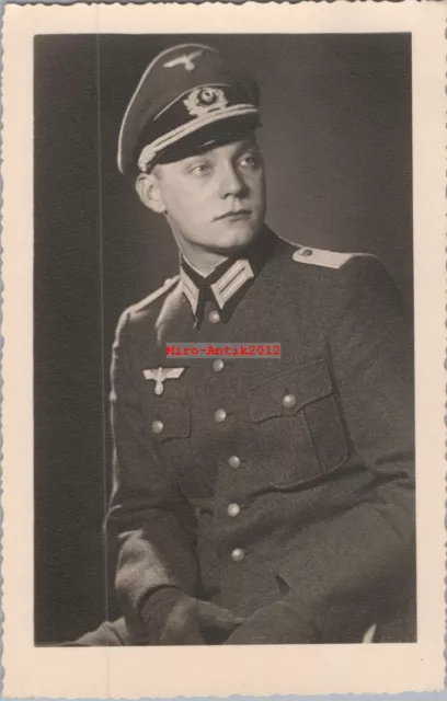 Foto, Offizier der Panzer Abwehr Abteilung 29 im Portrait (N)50852