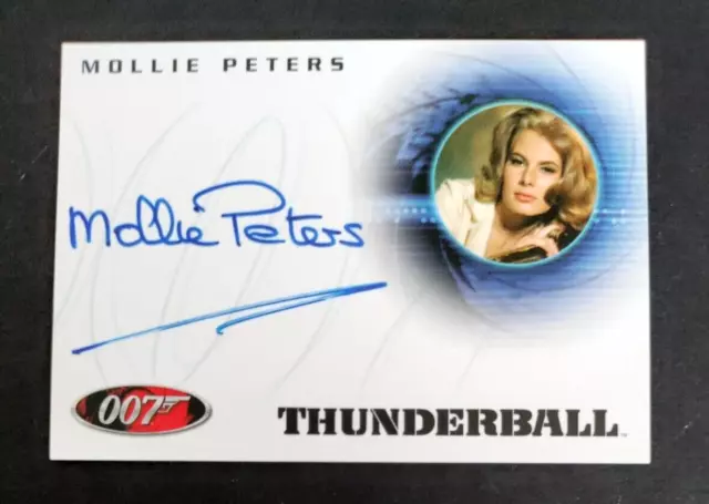 Mollie Peters as Patricia Fearing Autograph Trading Card A33 Quotable James Bond