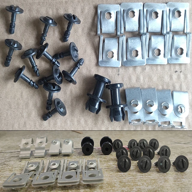 FOR AUDI A4 B8 20082017 Undertray Engine Under Cover Fixing Clips Screw 26X Kit £5.89 PicClick UK