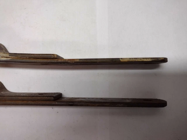 Primitive Antique Hand Forged Barn Door Strap Hinge Gate Iron 8 1/2" Long *** 7